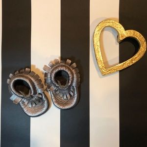 Freshly Picked Metallic Moccasins